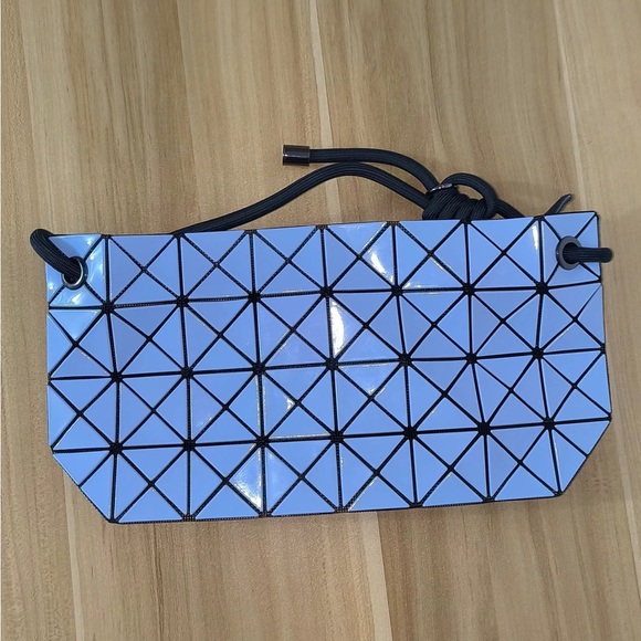 Issey Miyake Blue Knotted Tofu Bag - Picture 7 of 9